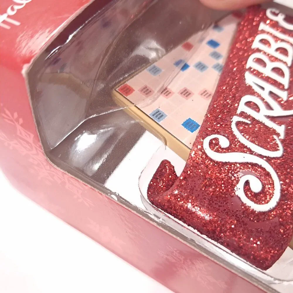 Hallmark Scrabble Christmas Tree Ornament Let's Play‎ Board game Ornament Hasbro